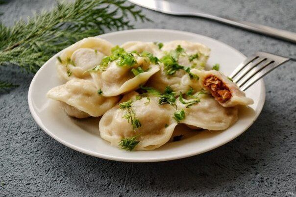 Пельмени с чечевицей Пельмени с чечевицей