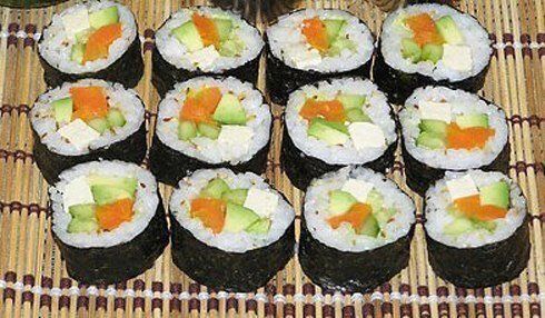 Вегетарианские роллы (Маки-суши) Вегетарианские роллы (Маки-суши)
